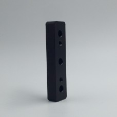 SPACER BLOCK V SLOT FOR CNC , 3D PRINTER , CBEAM ALUMINIUM ANODIZED BLACK [78327]